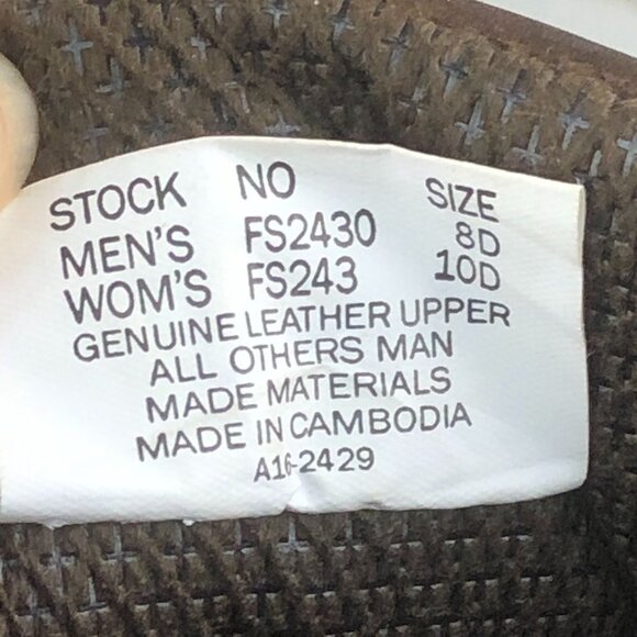 Florsheim Unisex Size 8M 10W Polaris Copper Brown Leather Supreme Canoe Oxfords